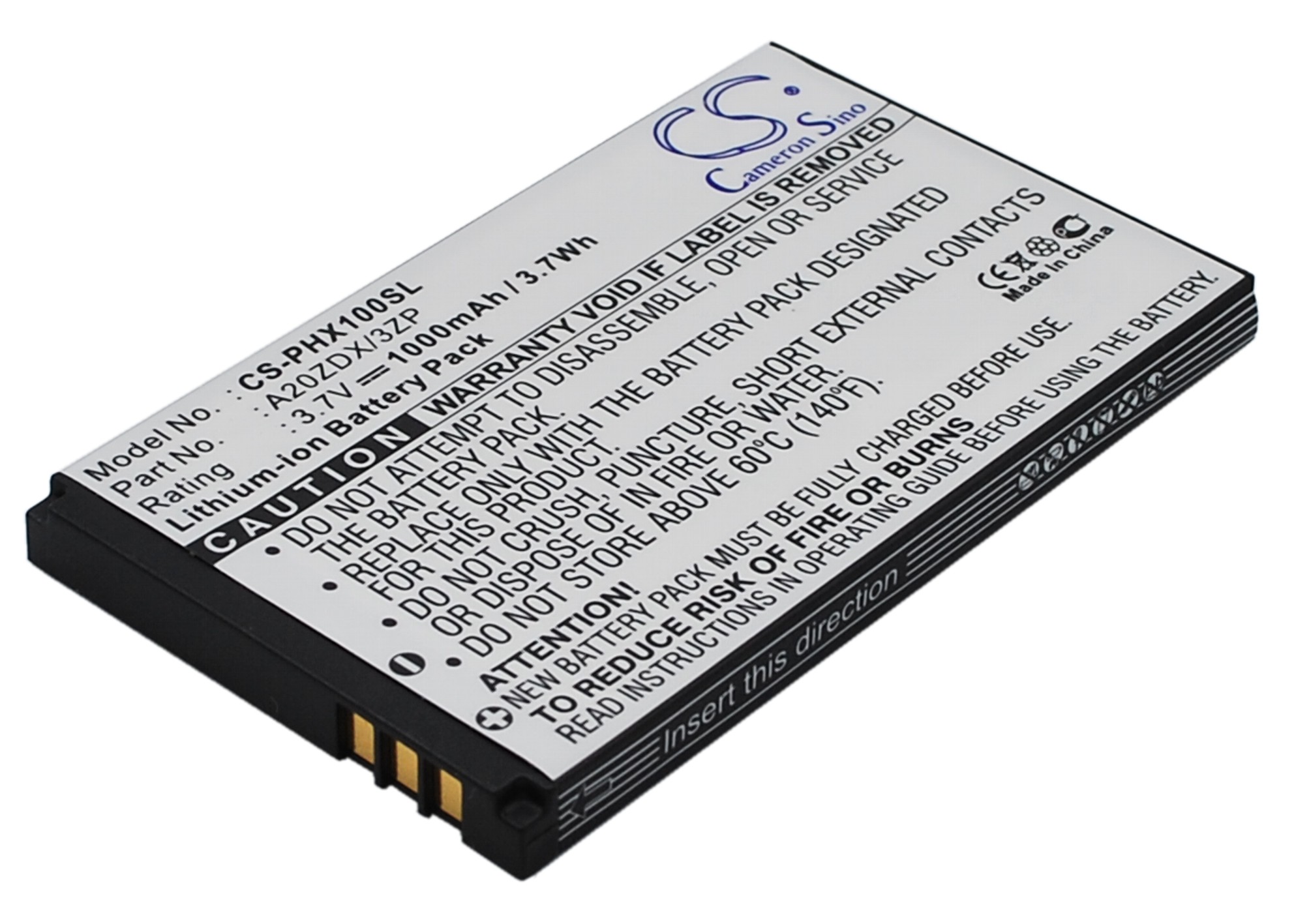 Philips Xenium T129 Replacement Battery 3.7V 1000mAh