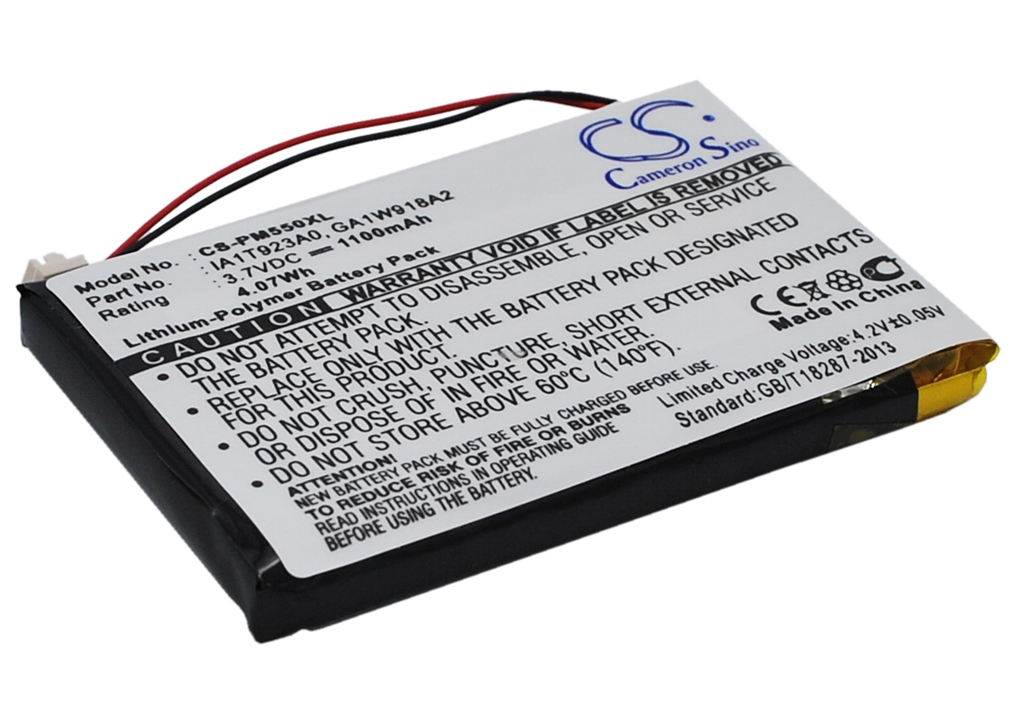 Palm GA1W918A2 PDA/Pocket PC Replacement Battery 1100mAh