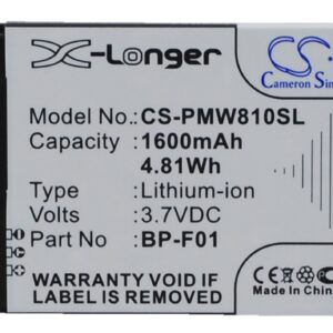 PHICOMM FWS610 FWS810 BP-F01 Mobile/SmartPhone Replacement Battery 1300mAh