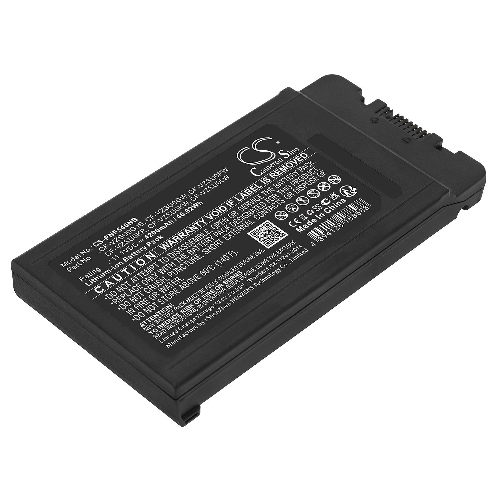 Panasonic CF-54 CF-VZSU0GJS CF-VZSU0GW CF-VZSU0KJS Replacement Battery 4200mAh
