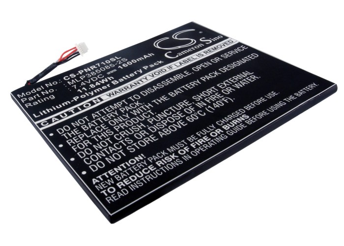 Pandigital Novel Hacking Replacement Battery 7.4V 1600mAh