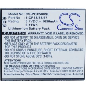 NAVON Mizu D500 Mizu D501 Mizu M500 POSH Orion Pro Replacement Battery 1650mAh