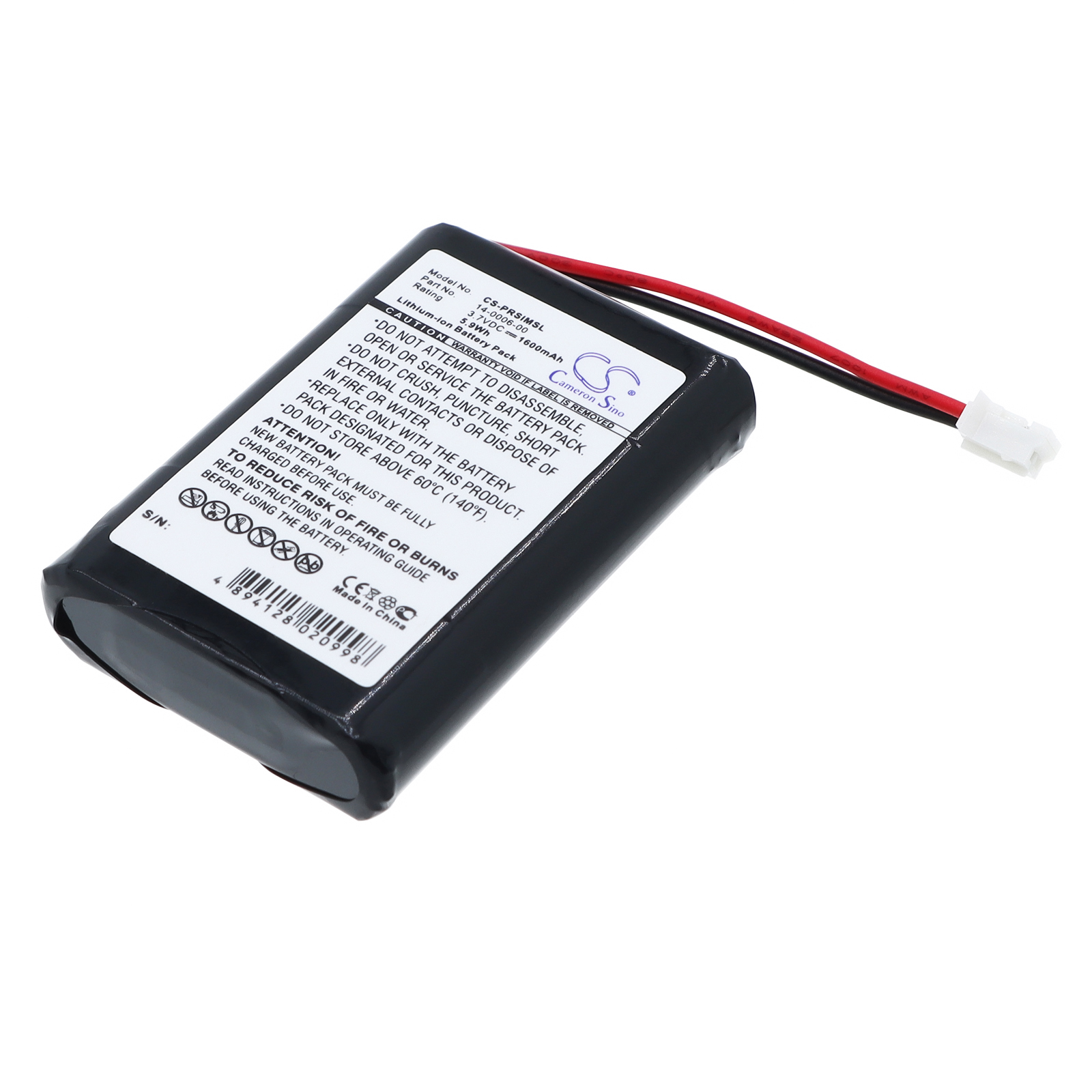 Palm Visor Prism 14-0006-00 Replacement Battery 3.7V 1600mAh