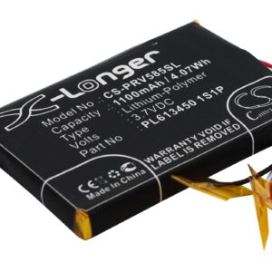 Prestigio GeoVision 5850HDDVR PL613450 1S1P Replacement Battery 1100mAh