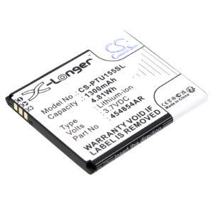 1300mAh Battery for Panasonic KX-TU150, KX-TU155, KX-TU160, KX-TU550, 454854AR