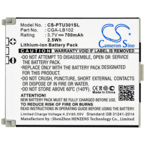Panasonic KX-TU301 KX-TU311 Replacement Battery 3.7V 700mAh