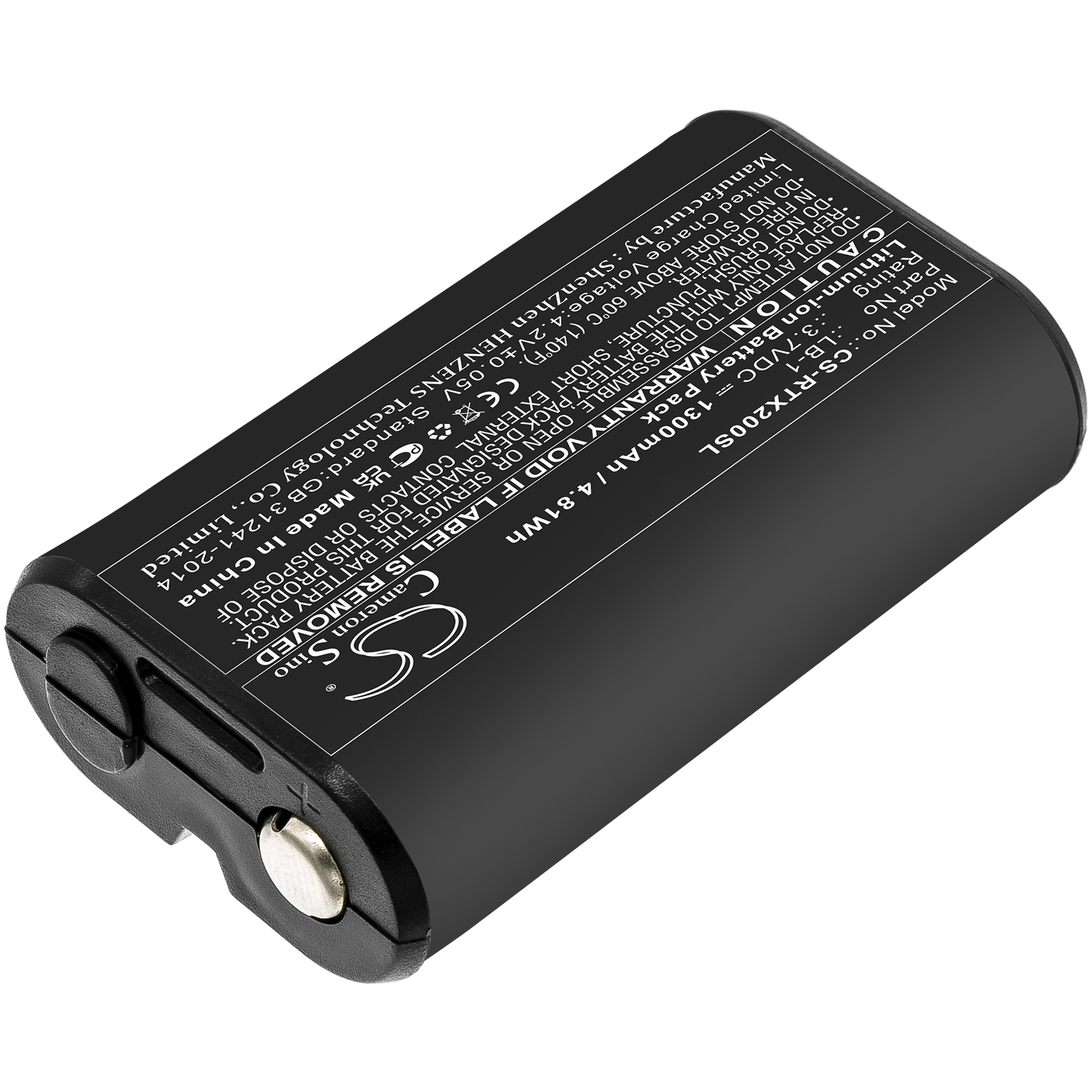 Rode Performer TX-M2 VideoMic Pro+ LB-1 Microphone Replacement Battery 1300mAh
