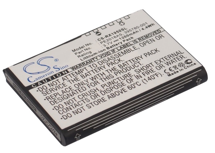 HP iPAQ RX1900 iPAQ RX1950 Replacement Battery 3.7V 1200mAh