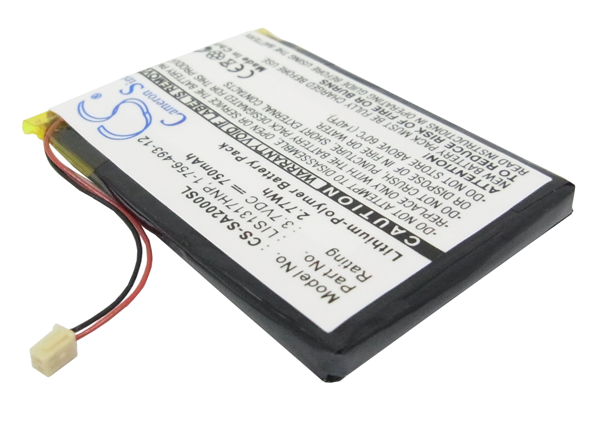 Sony NW-A2000 NW-HD3 1-756-493-12 Replacement Battery 750mAh