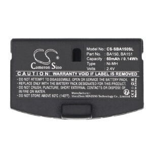 Sennheiser A200 Audioport A200 Set HDI 302 HDI 380 Replacement Battery 60mAh