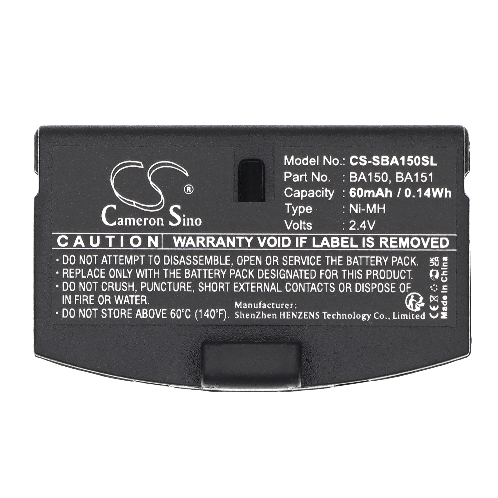 Sennheiser A200 Audioport A200 Set HDI 302 HDI 380 Replacement Battery 60mAh
