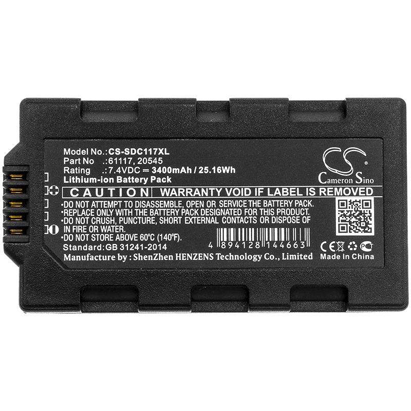 Sokkia Juniper Mesa Field Replacement Battery 7.4V 3400mAh