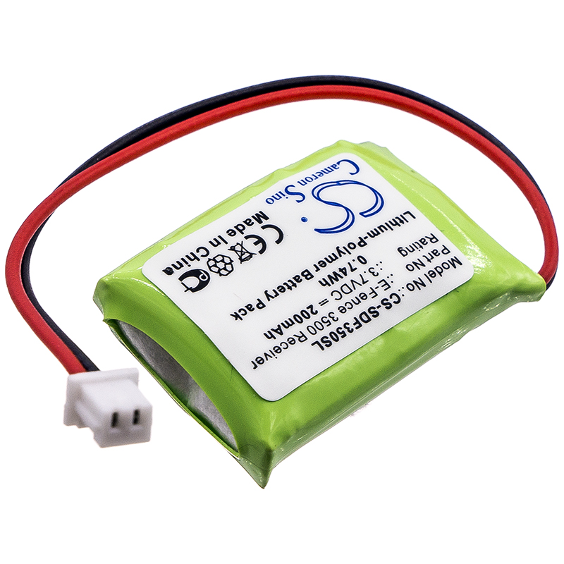 Dogtra E-Fence 3500 Receiver Replacement Battery 3.7V 200mAh