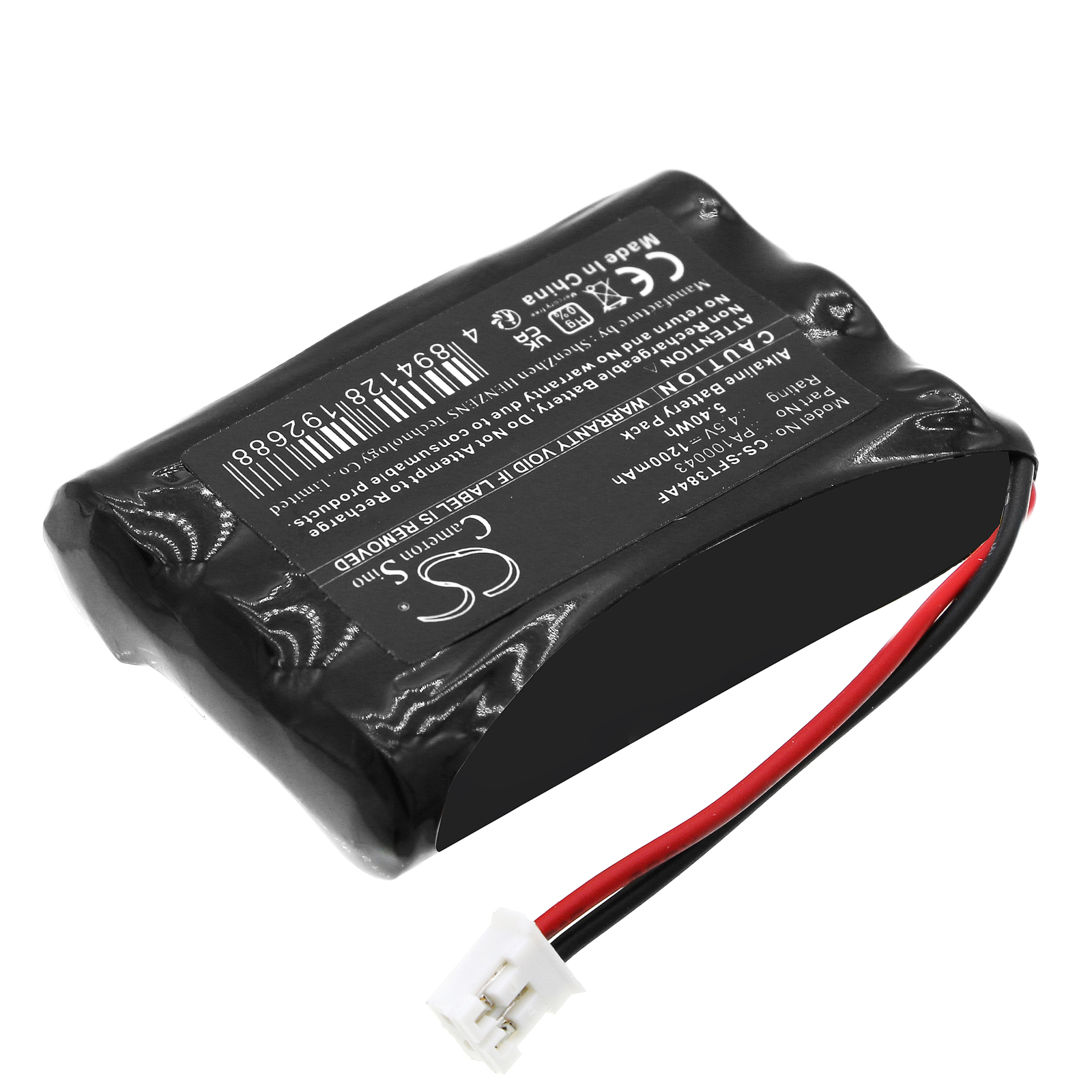 Safe-O-Tronic DS DS-T LS 198182 38400200 PA100043 Replacement Battery 1200mAh