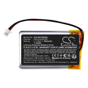Skybell SNO-602535P Replacement Battery 3.7V 500mAh