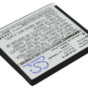 SAMSUNG ST600 BATTERY Replacement Battery 3.7V 720mAh