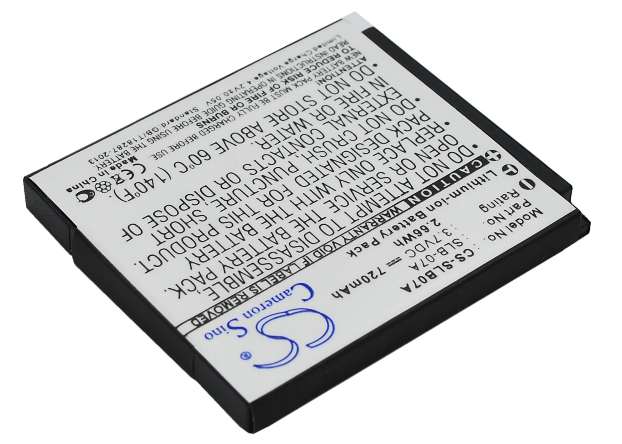 SAMSUNG ST600 BATTERY Replacement Battery 3.7V 720mAh