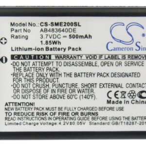 Samsung E200 Eco SCH-S259 Replacement Battery 3.7V 500mAh