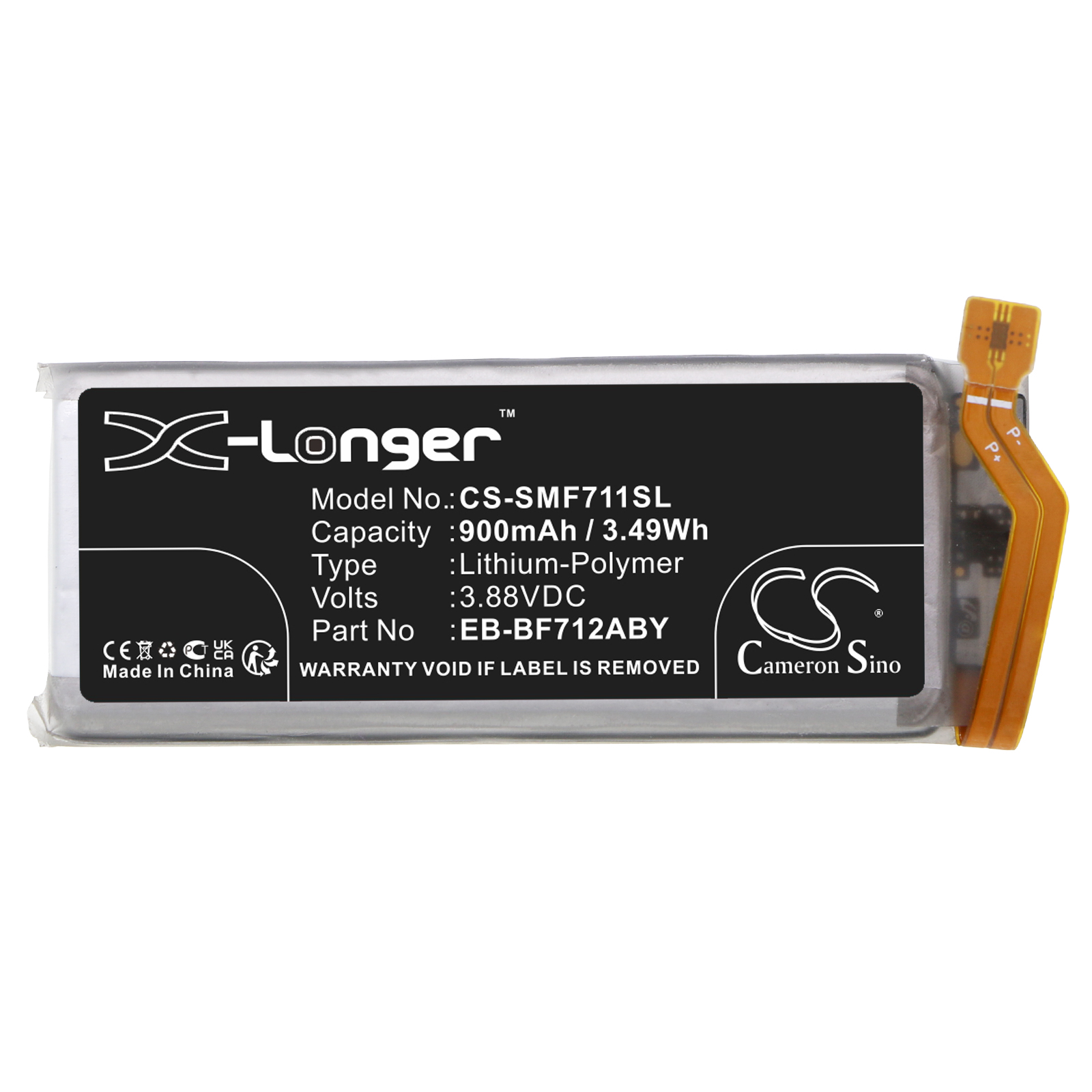 Samsung Galaxy Z Flip 3 Replacement Battery 3.88V 900mAh