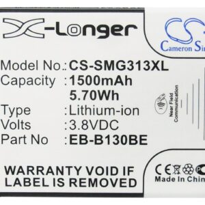 Samsung Galaxy Ace 4 3G Replacement Battery 3.8V 1500mAh