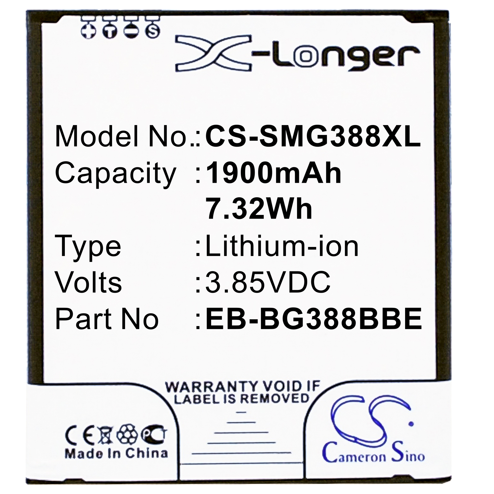Samsung Galaxy Active Neo Replacement Battery 3.85V 1900mAh