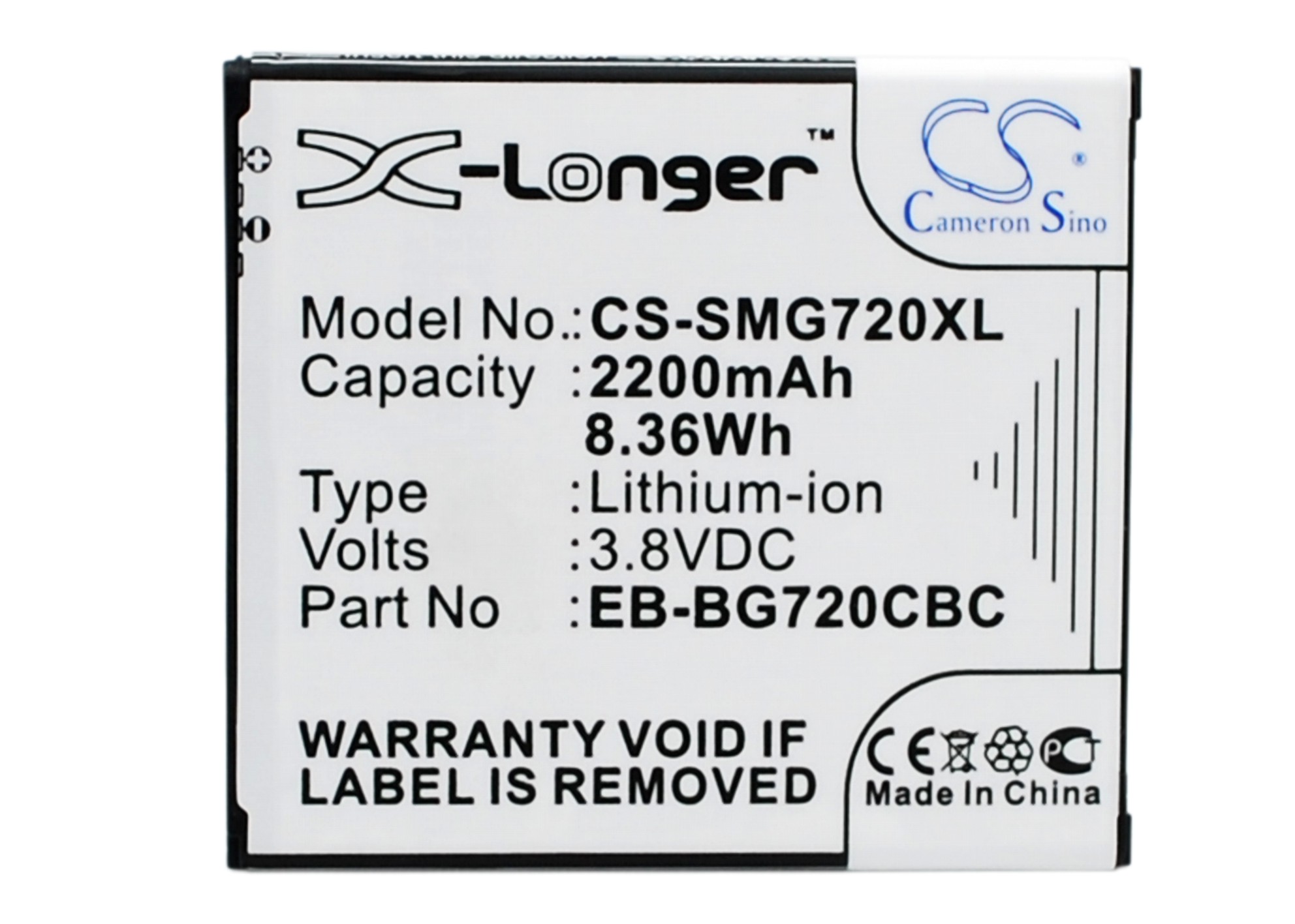 Samsung Galaxy Grand 3 Replacement Battery 3.8V 2200mAh