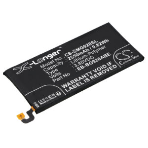 Samsung Galaxy S6 SCH-J510 Replacement Battery 3.85V 2550mAh