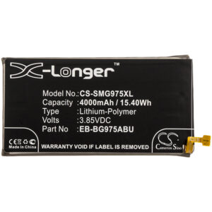 EB-BG975ABU RATED CAPACITY 4000 MAH Samsung Galaxy S10 Plus Replacement Battery