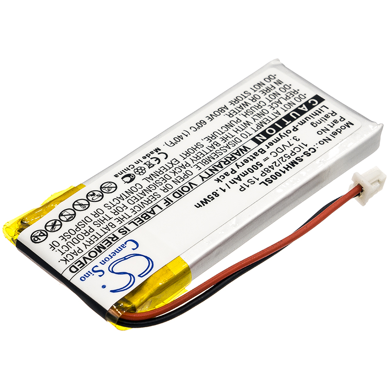 Sena SMH-10 1ICP52/248P 1S1P Replacement Battery 3.7V 500mAh