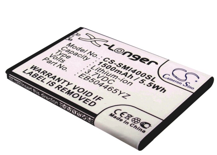 Samsung Droid Charge I510 Replacement Battery 3.7V 1500mAh