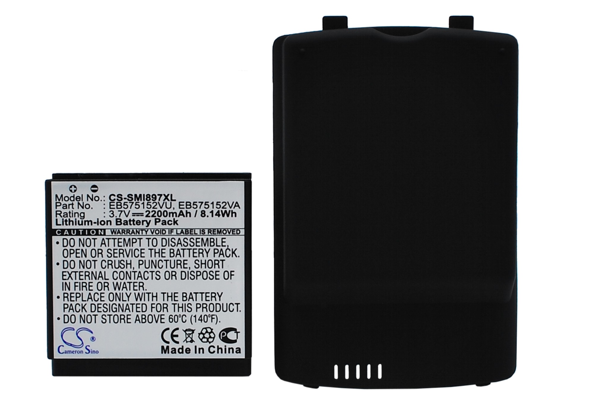 AT&T Epic 4G Galaxy S Replacement Battery 3.7V 2200mAh