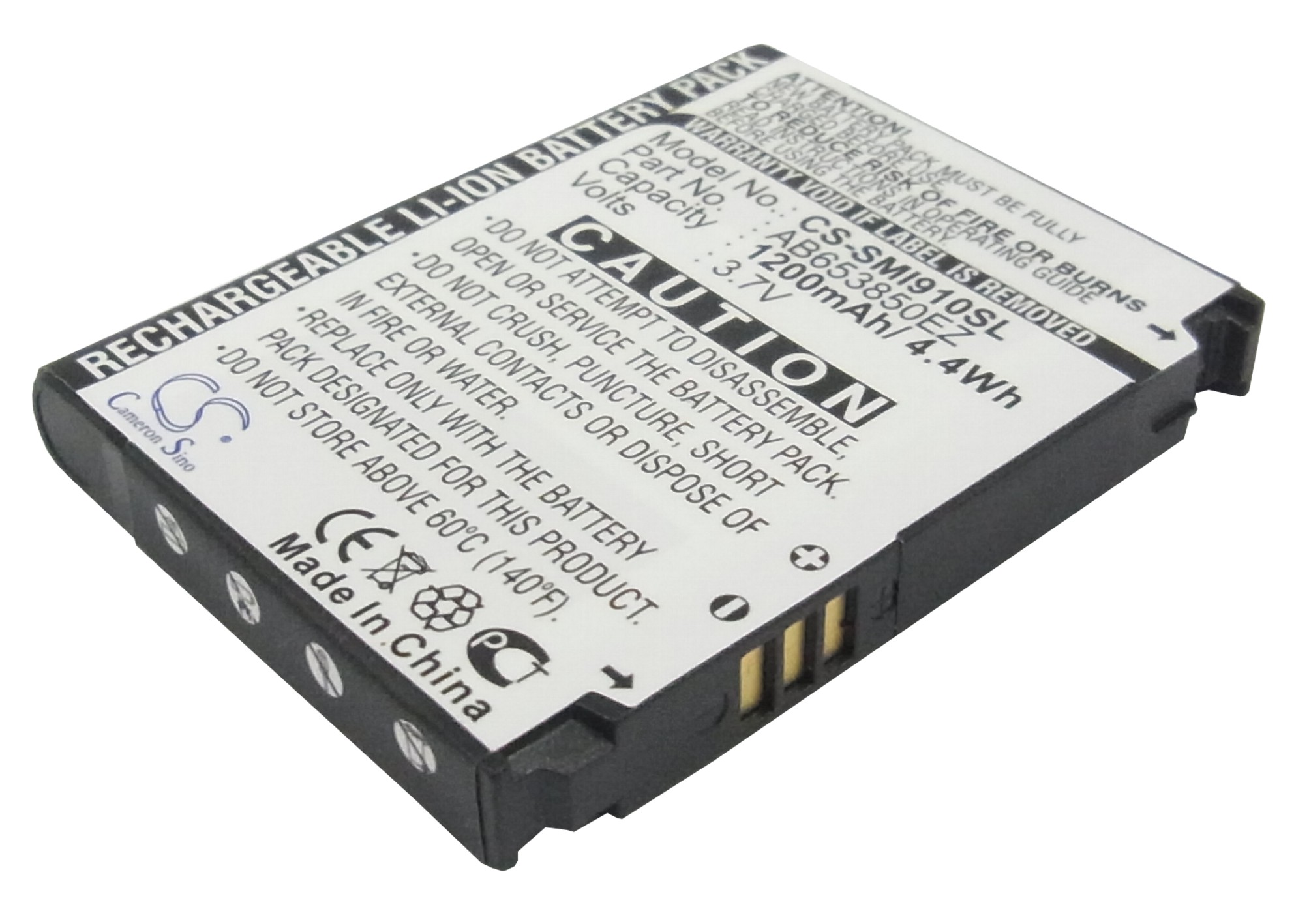 Samsung GT-I7500 GT-I8000 Replacement Battery 3.7V 1200mAh