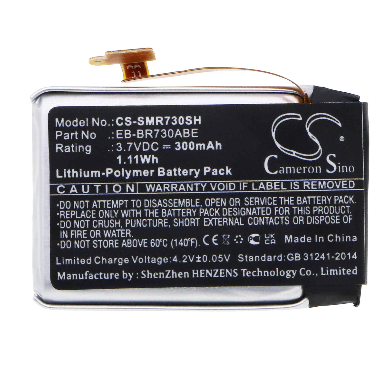 Samsung EB-BR730ABE Watch Replacement Battery 3.7V 300mAh