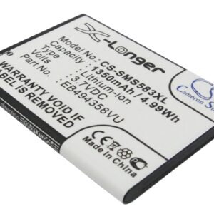 Samsung Cooper Galaxy Ace Replacement Battery 3.7V 1350mAh