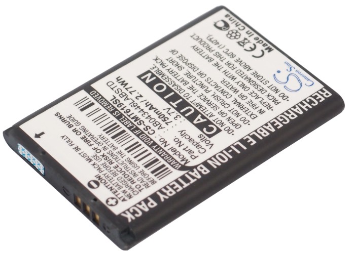 Samsung GT-E1117 GT-E1210 Replacement Battery 3.7V 750mAh