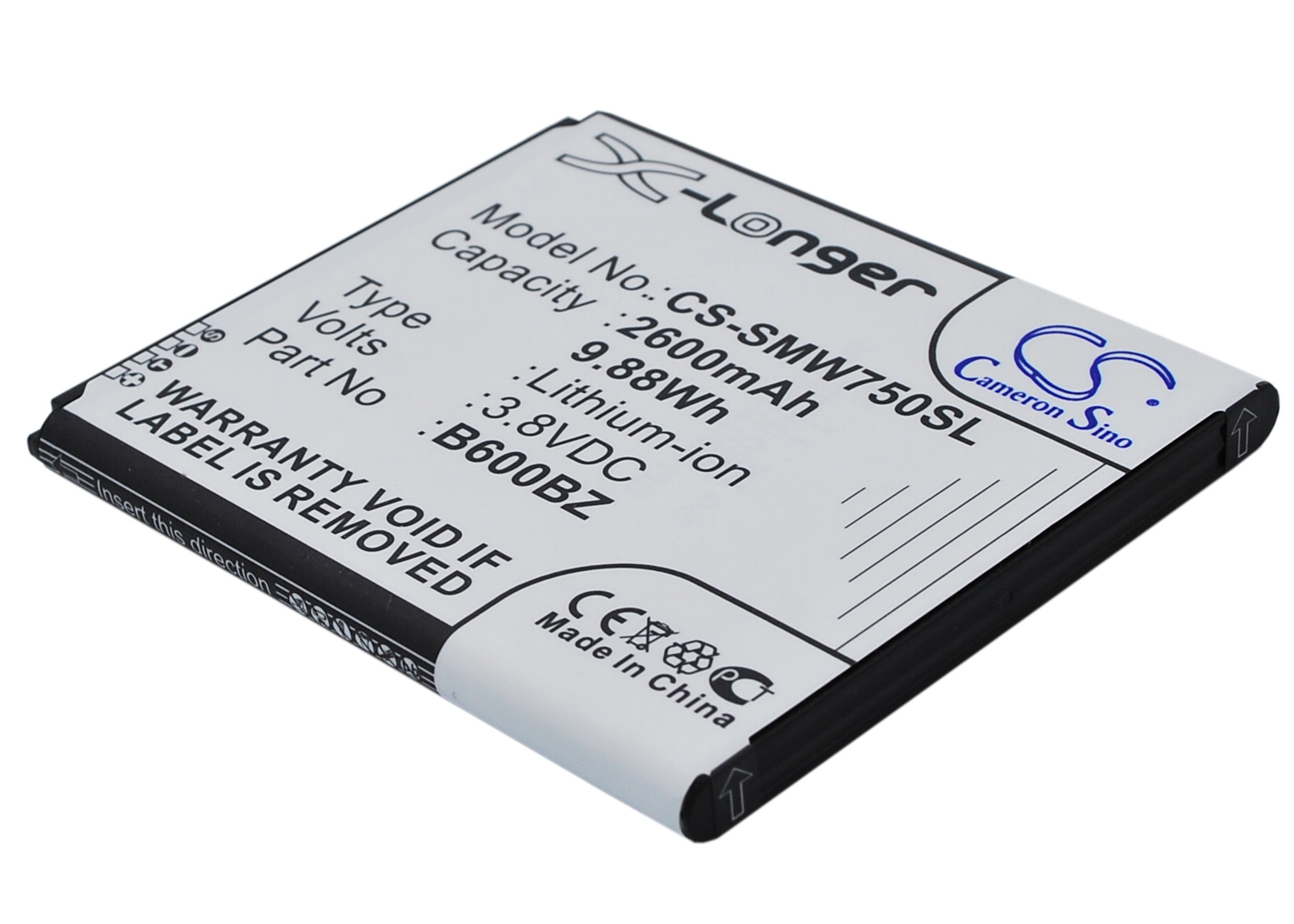 ITS VERIZON Samsung Replacement Battery 3.8V 2600mAh