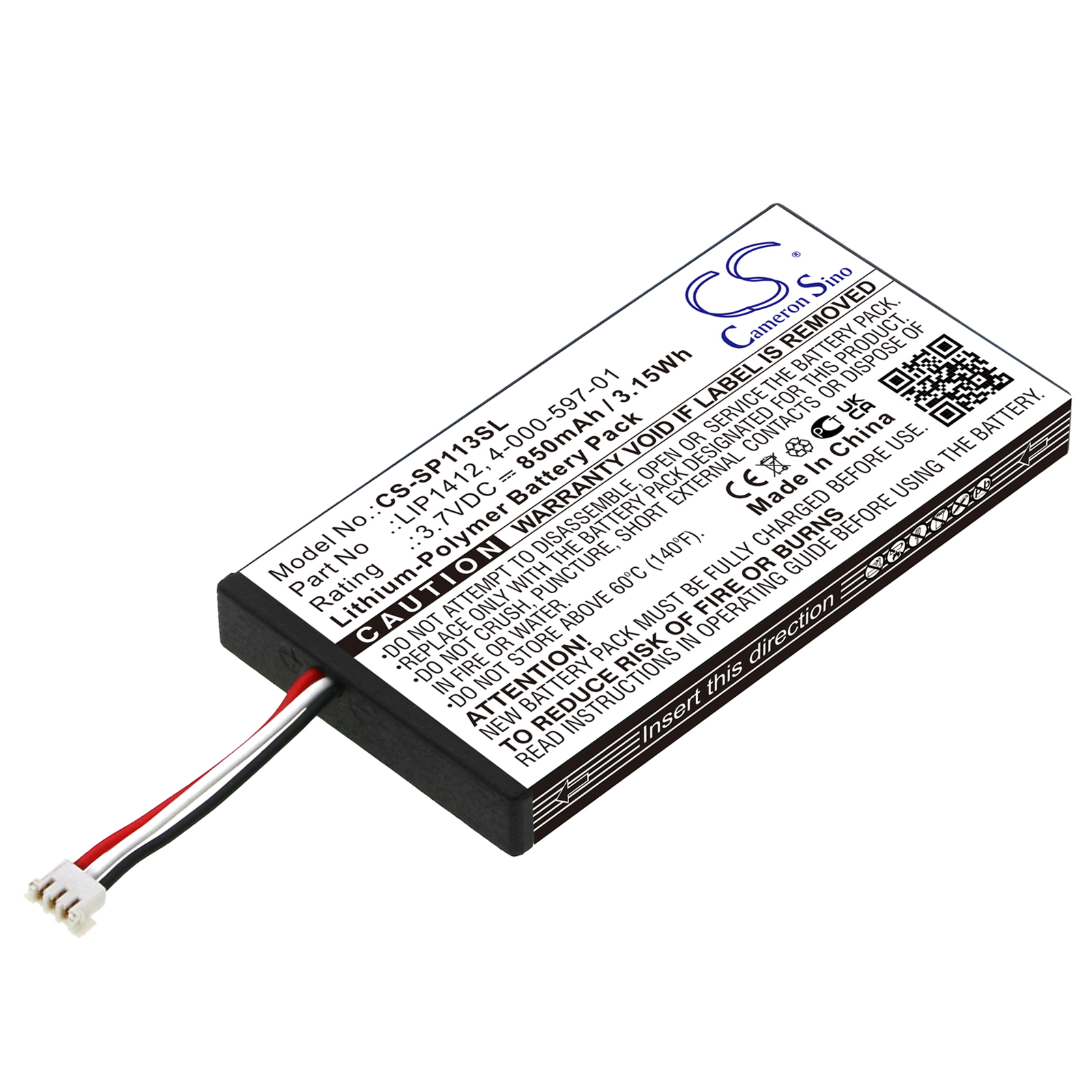 PSP GO BATTERY Sony PSP-N100 PSP-NA1006 Replacement Battery