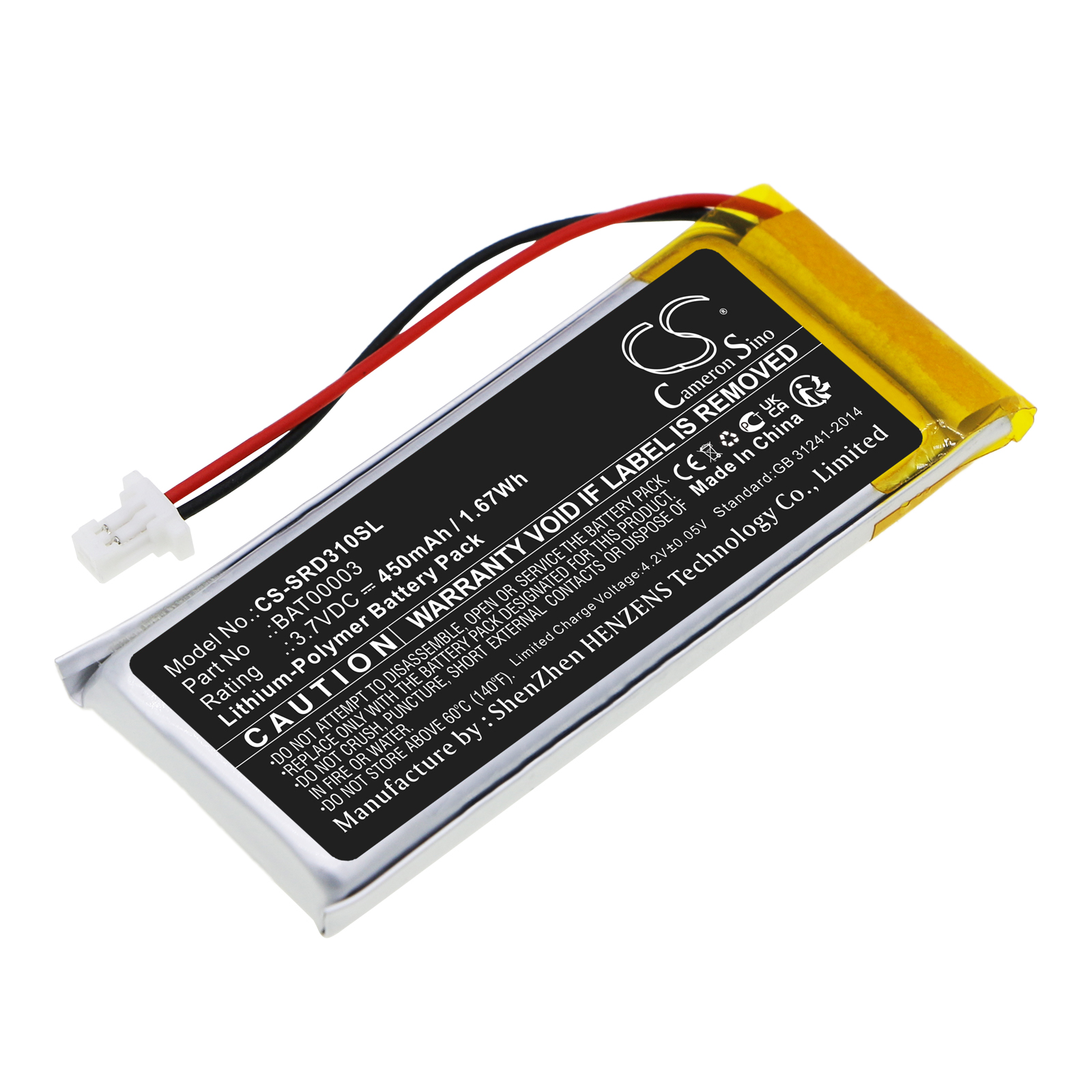 Cardo Q1 Q3 rider FM rider Solo Scala Rider Q3 Headset Replacement Battery 450mAh