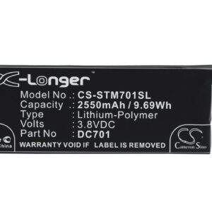 Smartisan SM701 SM705 T1 Replacement Battery 3.8V 2550mAh