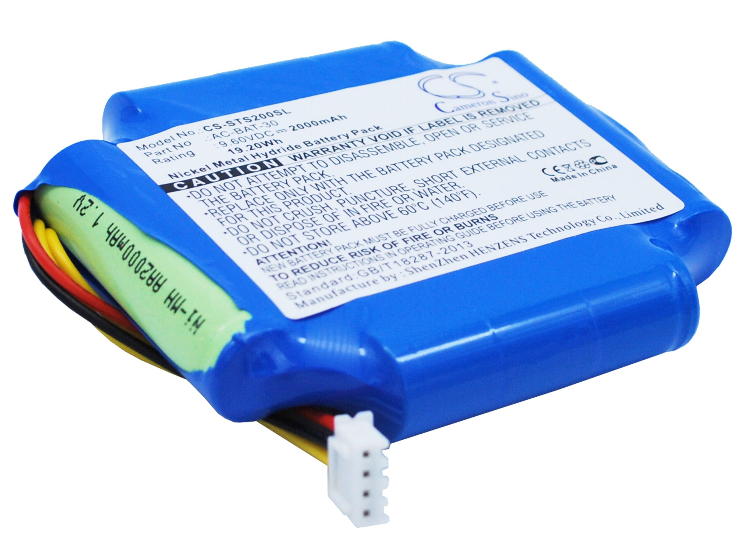 ShinewayTech S20A S20B S20C Replacement Battery 9.6V 2000mAh