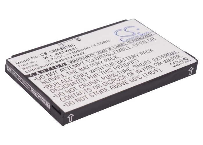 Netgear AirCard 778S Replacement Battery 3.7V 1500mAh