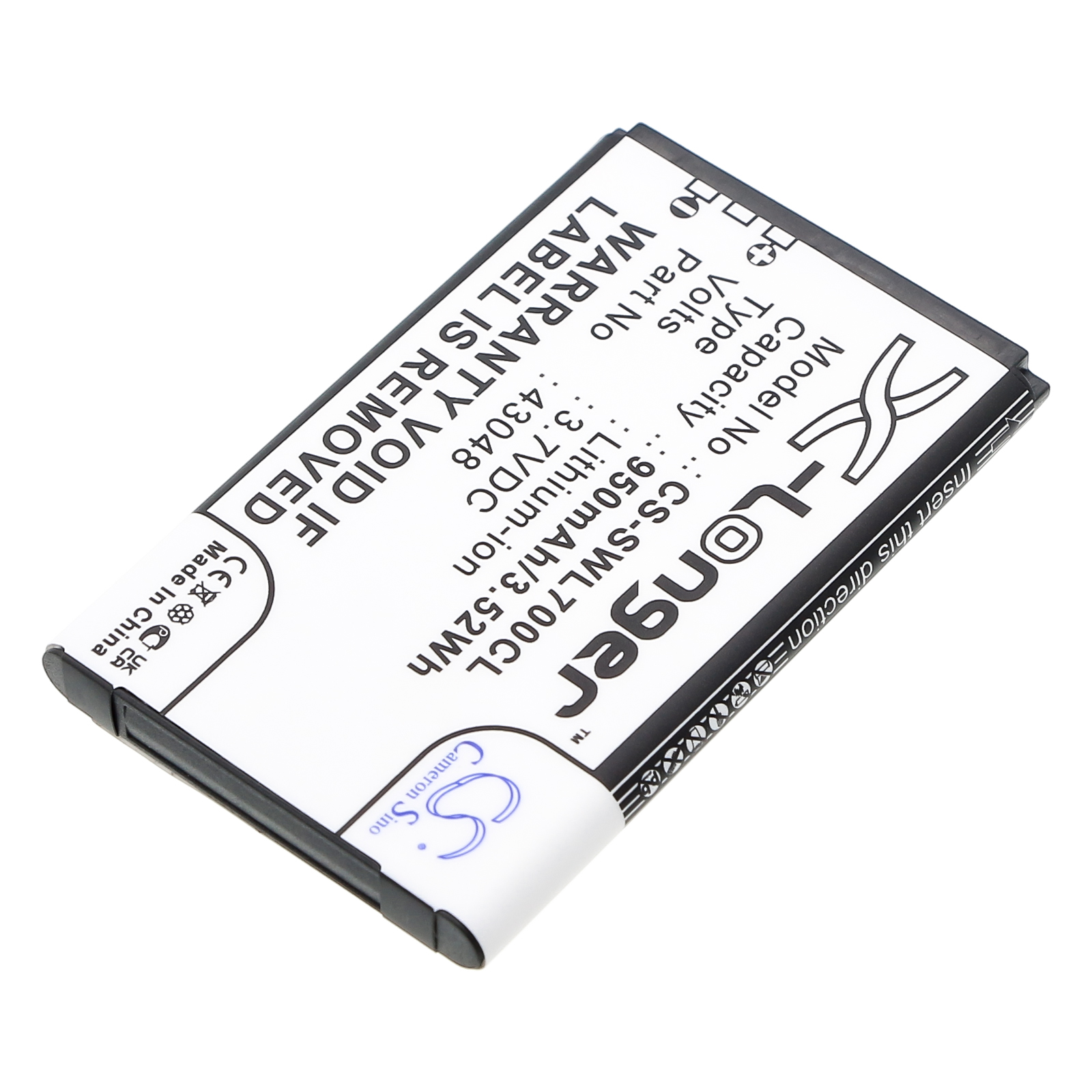 Swissvoice L7 SV 20405855 Replacement Battery 3.7V 950mAh