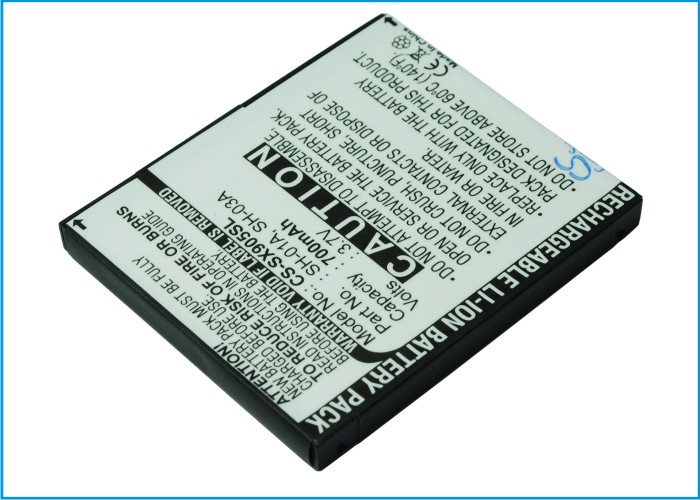 Sharp 813SH 820SH 821SH Replacement Battery 3.7V 700mAh