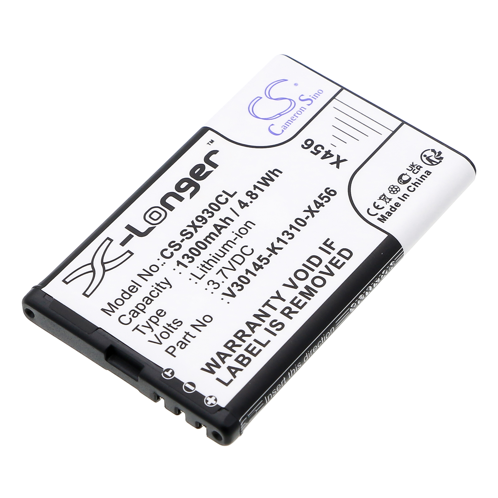 Siemens Gigaset SL930 Replacement Battery 3.7V 1300mAh