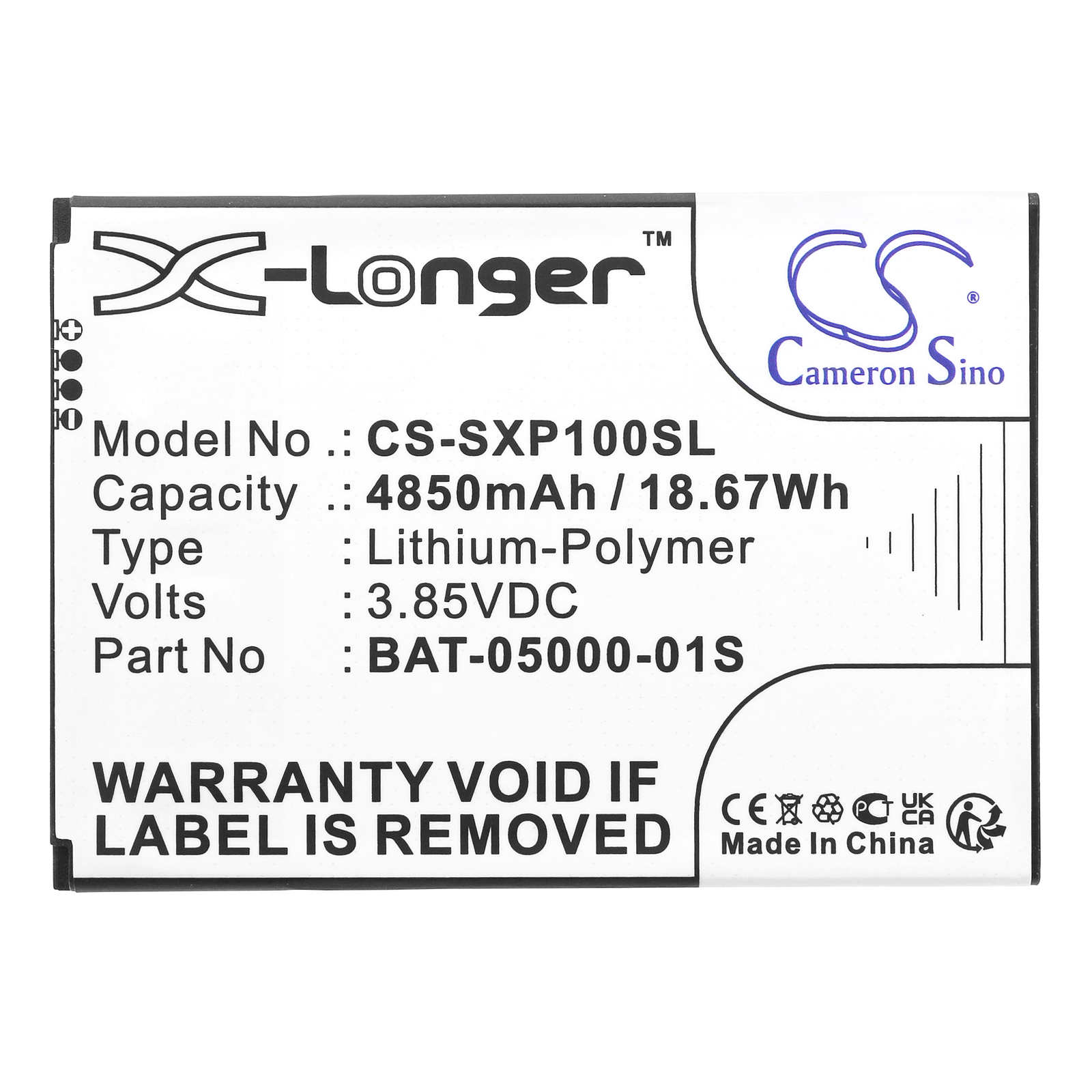 SONIM XP10 BATTERY XP9900 BAT-05000-01S Replacement Battery