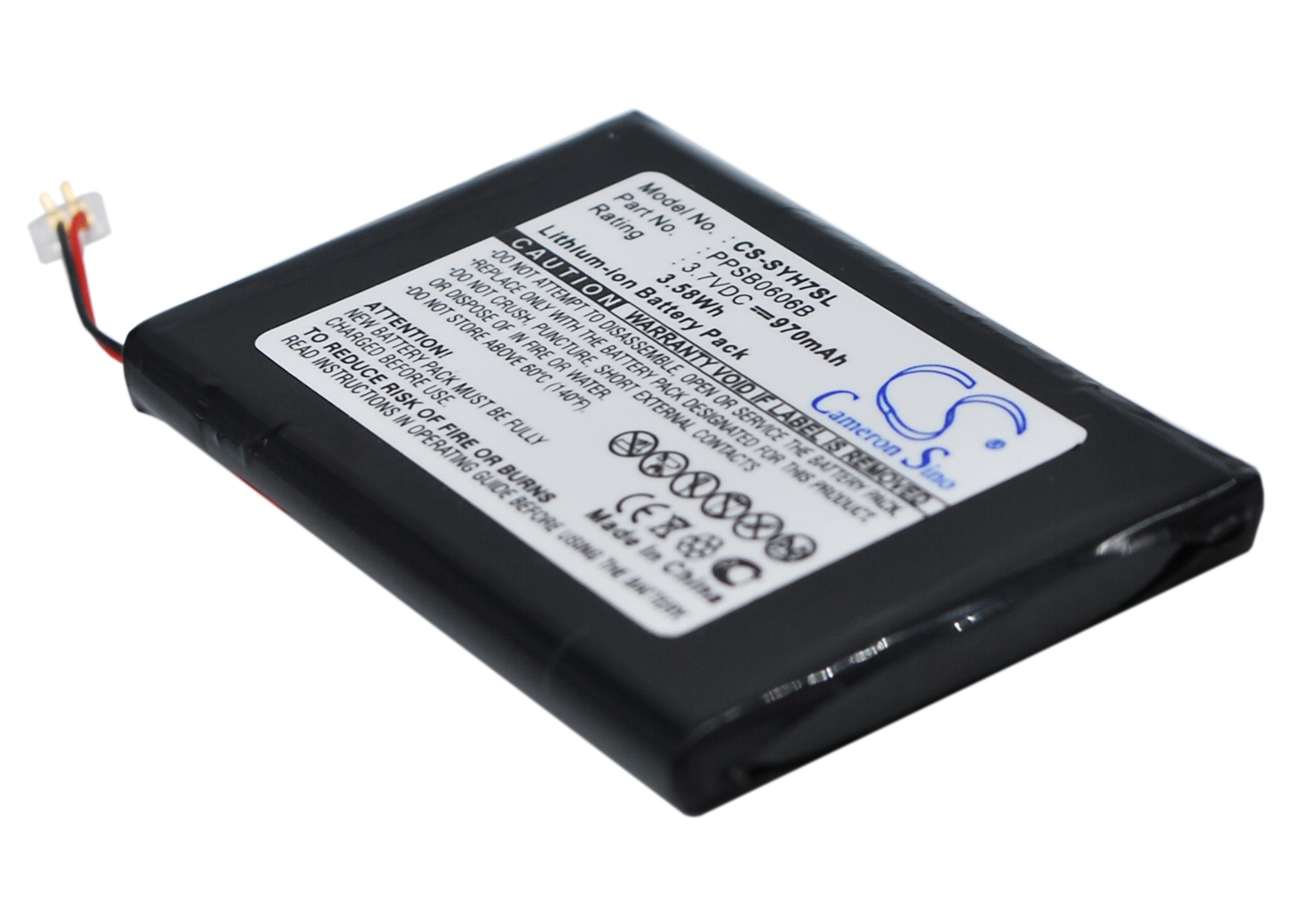 Samsung YP-YH7 PPSB0606B MP3 Player Replacement Battery 970mAh