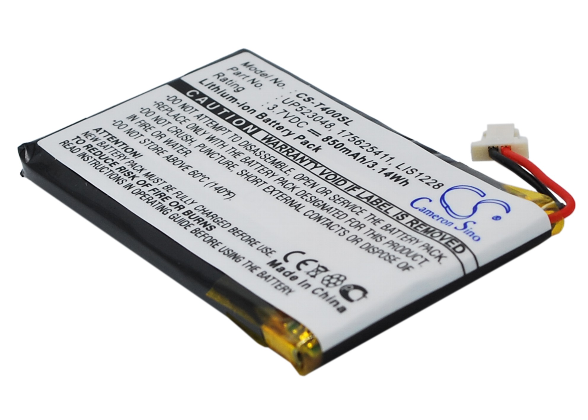 Sony 175625411 PDA/Pocket PC Replacement Battery 3.7V 850mAh
