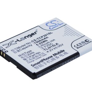 TCL J326T P301M TLi015JA Replacement Battery 3.7V 1500mAh