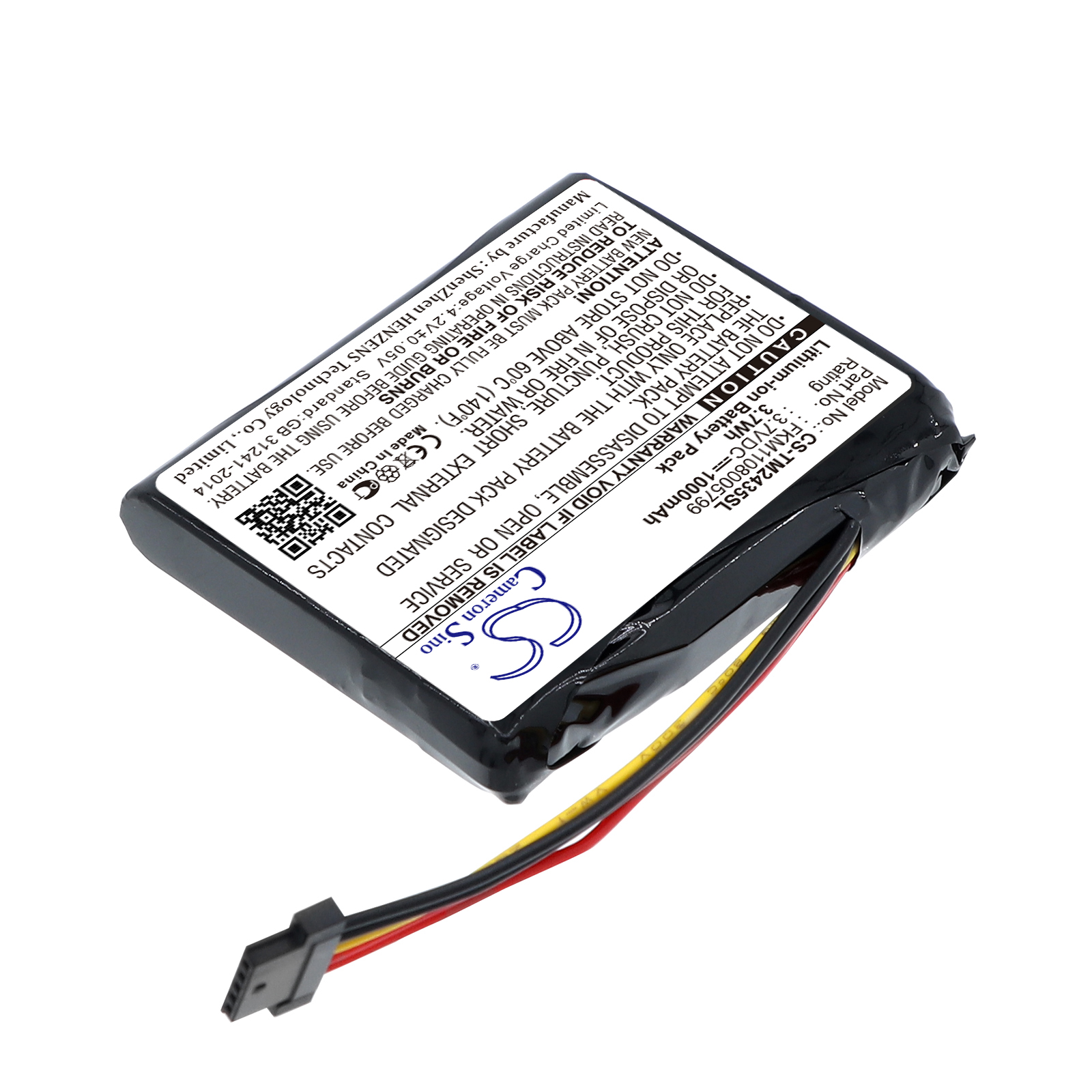 TomTom 1CT4.019.03 4CQ01 Replacement Battery 3.7V 1000mAh