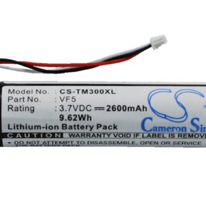 TomTom VF5 GPS/Navigator Replacement Battery 3.7V 2600mAh